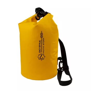 GIOSTYLE Ūdensdrošā termiskā sausā soma Nautic Storm M 10L, Ø20x45cm, dzeltena