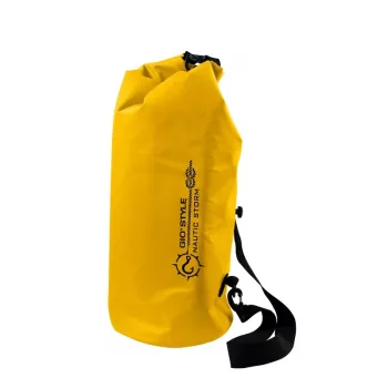GIOSTYLE Ūdensdrošā termiskā sausā soma Nautic Storm L 20L, Ø23x63cm, dzeltena