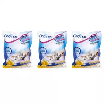 Mitruma absorbētāja papildinājums ORDINETT, 3 x 450 g, citrona