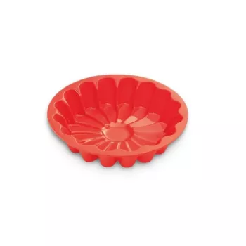 GUARDINI Juliette silikona kūku forma zieda formā Ø 22 x 5 cm sarkana