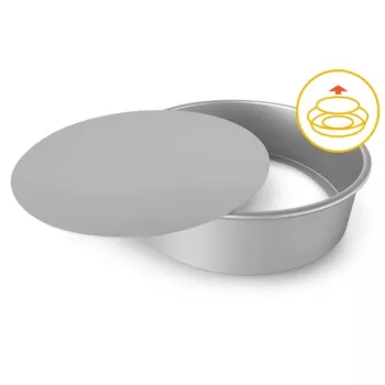 GUARDINI Professional atsperveida formas cepešpanna ar noņemamu dibenu, 26 x 7,5 cm, nepiedegoša, melna