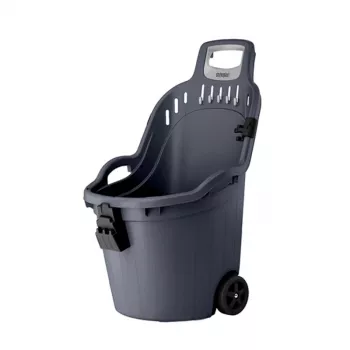 STEFANPLAST Ķerra Helpy Cart 50L 59.5x53x88.5cm Pelēka