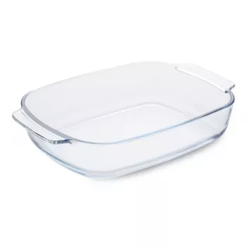 GUARDINI stikla cepamtrauks taisnstūra formas borosilikāta stikls 38x25,5x7 cm / 3,8 L