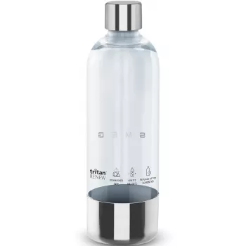SMEG SKSB01 Rezerves pudele gāzētājam SKC01, 1 litrs, PET plastmasa, caurspīdīga