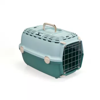 STEFANPLAST Horizon 1 transporta būris ar metāla durvīm 48x32x30 cm gaiši zaļš/zaļš