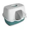 STEFANPLAST kaķu tualete Tres Chic Outdoor 56x54,5x39cm balta/zaļa