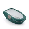 STEFANPLAST Furba Chic kaķu tualete 59x39x22 cm, zaļa/gaiši pelēka