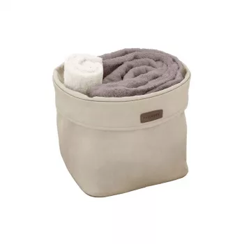 ORDINETT auduma kaste L 28x28x23cm Ego Ecru