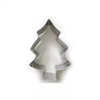 GUARDINI Ziemassvētku eglītes formas kūkas veidne 20 x 13,7 cm, nepiedegoša oglekļa tērauda, antracīta pelēka
