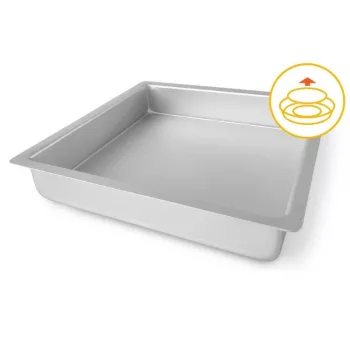 GUARDINI kvadrātveida kūku forma ar noņemamu dibenu Professional 26x26x5cm
