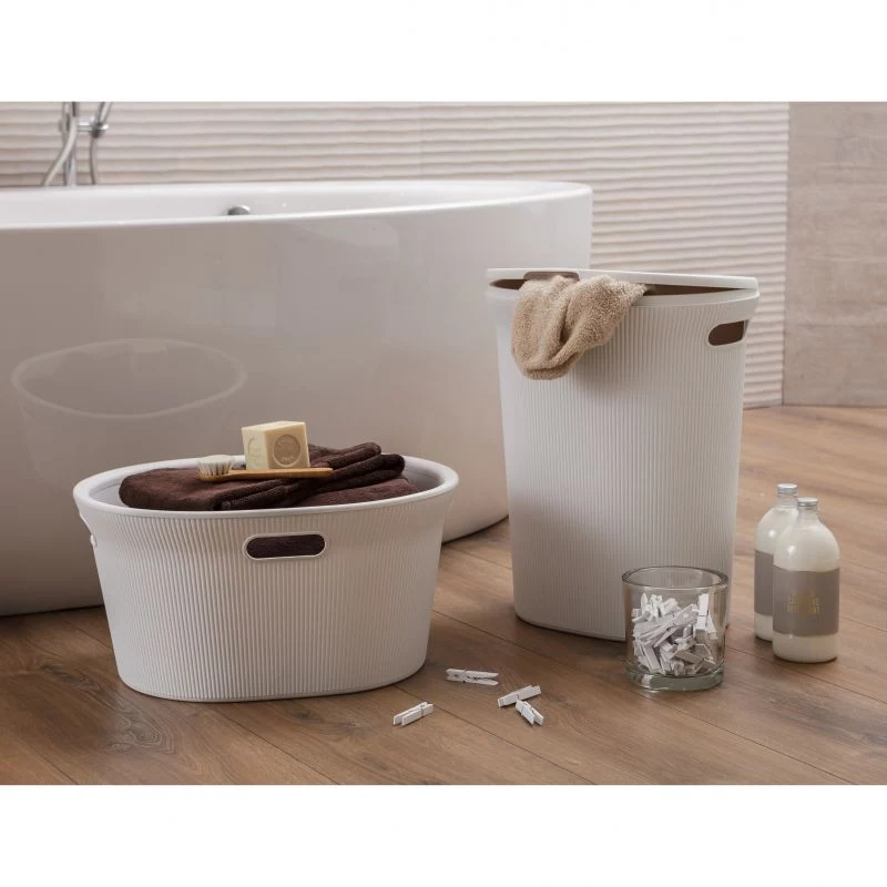 TATAY Baobab veļas kaste 40L balta