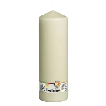 BOLSIUS svečtura formas cilindriskais abažūrs Ø300x98mm, bēšs