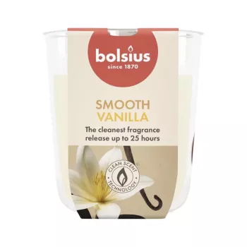 BOLSIUS True Scents vaniļas smaržsvece stikla traukā, Ø80x73 mm
