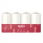 BOLSIUS sveces cilindrs 4 gab. Ø100x48mm baltas