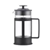 ASI COLLECTION Coffee Press GULFI M 600ml French Press, borosilikāta stikls, melns/sudrabs