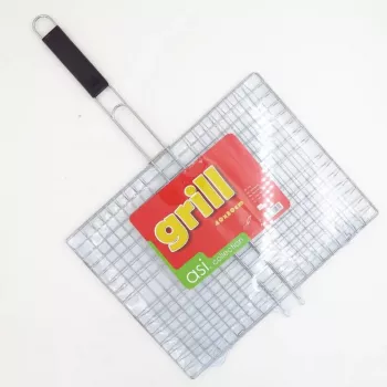 ASI COLLECTION bārbekjū grila režģis 40x30cm, hromēts tērauds