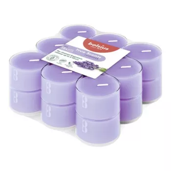 BOLSIUS True Scents Lavender Aroma tējas sveces – 18 gabalu iepakojums ar smaržu
