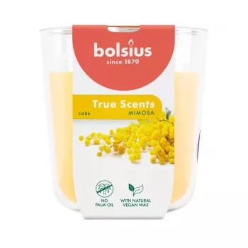 BOLSIUS True Scents smaržīga svece stikla burkā - Mimosa, 97x85 mm