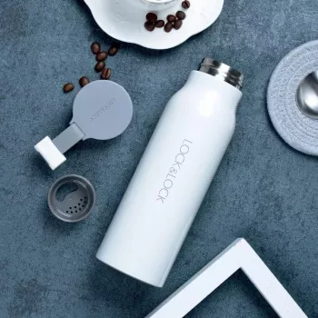 LOCKNLOCK Thermos Cup Name 500ml balta termokrūze