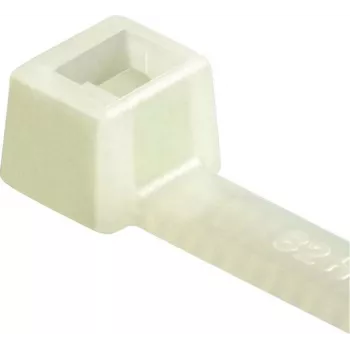 HellermannTyton T150L-PA66-NA-Q1 iekšpusē zobains kabeļu savilcējs, 820 x 8,9 mm, caurspīdīgs, 25 gab. 111-15419