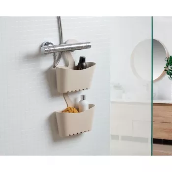 TATAY Ecohome daudzfunkcionāls piekaramais vannasistabas plaukts 25x9x28cm