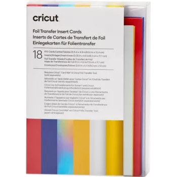 Cricut Insert Cards Foil Celebration R10 kartīšu komplekts sarkans, zils (2009476)