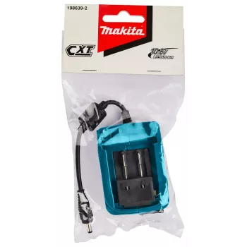 Makita CXT 12V max Li-Ion akumulatora adapteris ar DC barrel jack izeju (5,5 x 2,1 mm), 2,2A