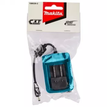 Makita CXT 12V max Li-Ion akumulatora adapteris ar DC barrel jack izeju (5,5 x 2,1 mm), 2,2A