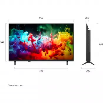 LG 43QNED7EB3C 43 collu QNED 4K UHD viedtelevizors ar webOS 24 un AI procesoru
