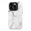 Evelatus Armor vāciņš Apple iPhone 15 Pro – TPU+PC hibrīds, marmora balts ar individuālu apdruku
