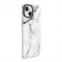 Evelatus Apple iPhone 15 PC+TPU apvalks ar MagSafe, marmora balts