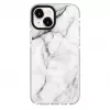 Evelatus Apple iPhone 15 PC+TPU apvalks ar MagSafe, marmora balts