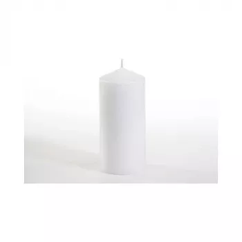 PAPSTAR svece stabveida 13 cm balta