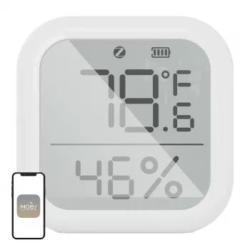 MOES ZSS-KB-TH-LF-C ZigBee LCD temperatūras un mitruma sensors