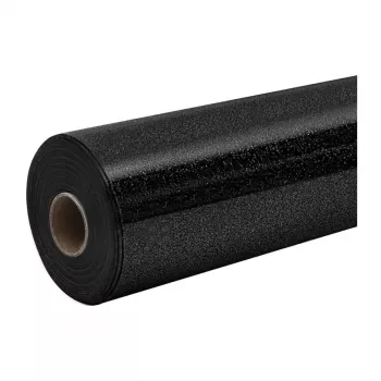 HTVRONT Glitter termotransfera plēve, 30,5 cm x 90 cm (melna)