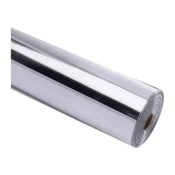 HTVRONT Chrome Metallic pašlīmējošā plēve, 30,5 cm x 90 cm (sudraba)