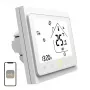 MOES BHT-002 Wi-Fi LCD viedais ūdens sildīšanas termostats, skārienjūtīgs ekrāns, lietotne un balss vadība, balts