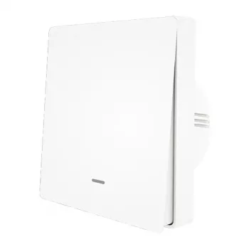 MOES ZS-B-EU1 ZigBee 1 kanāla gaismas slēdzis (nav nepieciešams neitrāls vads, balts)