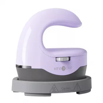 HTVRONT HPM02 Mini4 termoprese (violeta) - 2,6 x 4,4 collu keramikas pārklājuma plāksne, 3 temperatūras līmeņi, automātiska izslēgšanās