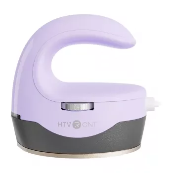 HTVRONT HPM02 Mini4 termoprese (violeta) - 2,6 x 4,4 collu keramikas pārklājuma plāksne, 3 temperatūras līmeņi, automātiska izslēgšanās