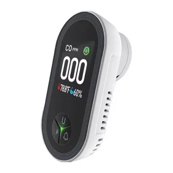 MOES S02-CO oglekļa monoksīda detektors, Zigbee 3.0, LCD ekrāns, 85dB signalizācija