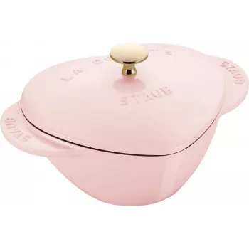 Staub Special Cocotte sirds formas čuguna kastrolis 1,75 L rozā