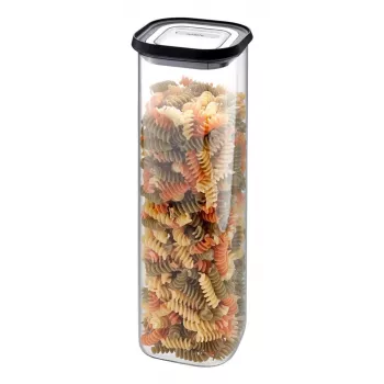 GEFU PANTRY Taisnstūra Konteiners 2,5 L Melns, Caurspīdīgs 1 gab.