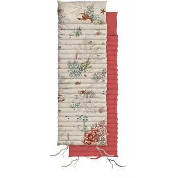 ROSE&TULIPANI SEA LIFE piepūšamais pludmales paklājs 180x60x12 cm daudzkrāsains