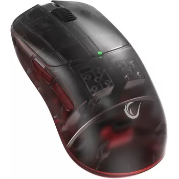 Rampage TILION-BLACK bezvadu optiskā pele, 6 pogas, 3200 DPI, RGB, melna