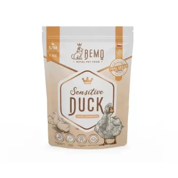 BEMO Sensitive Duck Small/Medium Mono sausā barība suņiem - 1kg