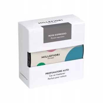 Millefiori White Rose Espresso ventilācijas klipša auto gaisa atsvaidzinātājs