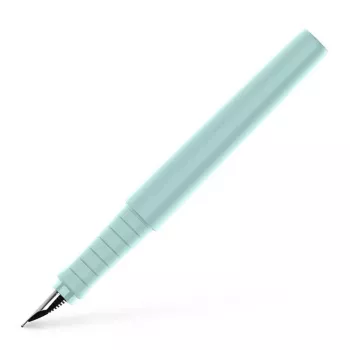 FABER-CASTELL Poly Pen pildspalva ar tintes pildījumu Caribic Blue Broad (B) 241010