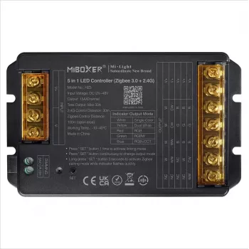 Synergy 21 LED kontrolieris HC-Series 5-in-1 DC12-48V Zigbee 3.0+ 2.4G HP 30A MiLight/Miboxer (HZ5)