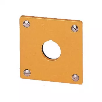Eaton M22-EY1 montāžas plate, dzeltena, alumīnija, IP65, 72 x 72 mm 216542